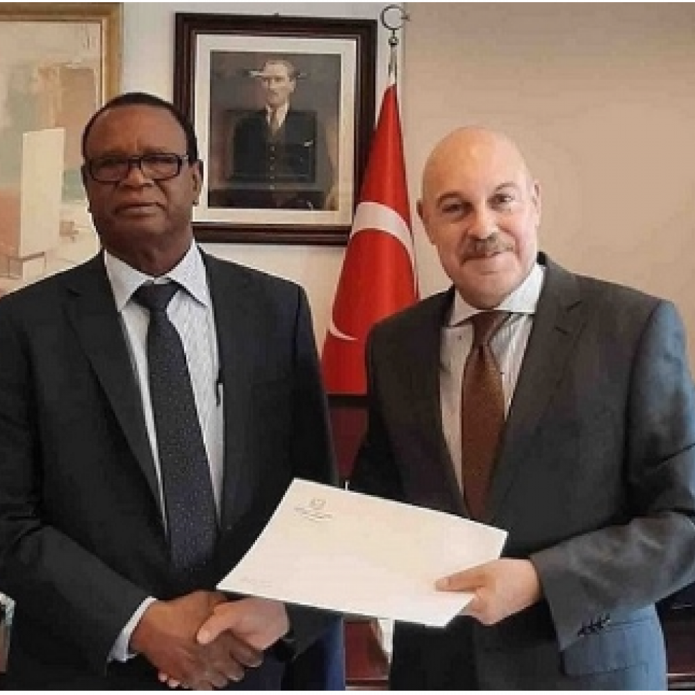 Mr. Braima Embalo, Ambassador-Designate of Gine-Bissau to Türkiye was received by Ambassador Ahmet Cemil Miroğlu, Director General of Protocol